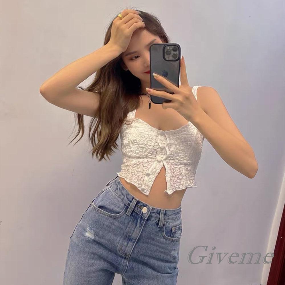 Áo Hai Dây Nữ Màu Sắc Đơn Giản