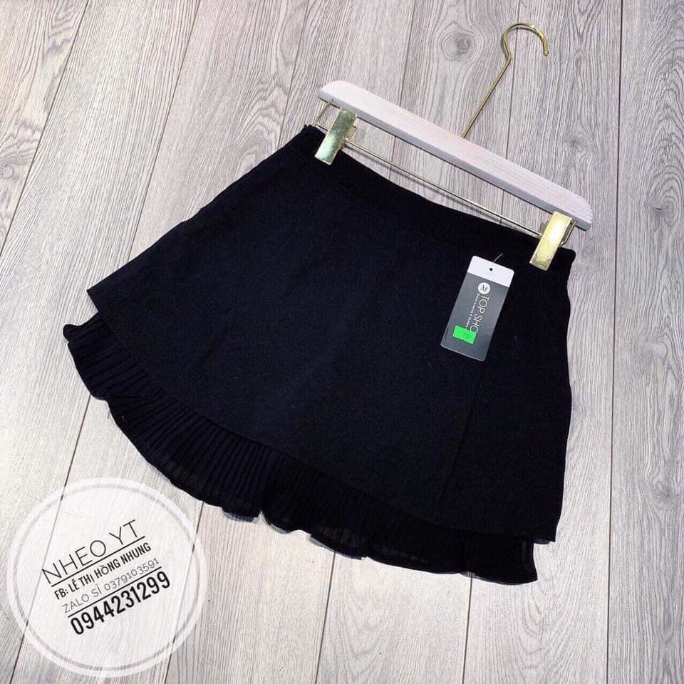 [ Sẵn video + Ảnh thật ] chân váy ngắn, chân váy pha von bèo bao chất | BigBuy360 - bigbuy360.vn