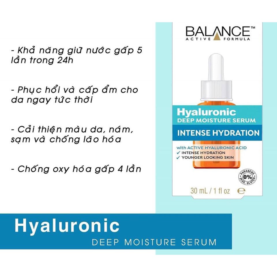 Serum Siêu Cấp Ẩm BALANCE HYALURONIC