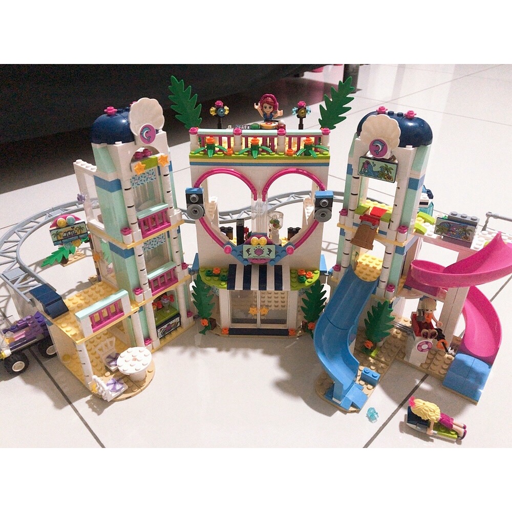 Đồ Chơi Lắp Ráp lego Chủ Đề Kỳ Nghỉ Thành Phố Hồ Trái Tim disney Dễ Thương Thích Hợp Làm Quà Sinh Nhật Cho Bé Trai Và Bé Gái