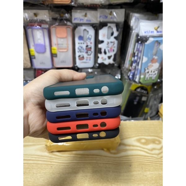 Ốp lưng xiaomi redmi9 viền dẻo lưng nhám
