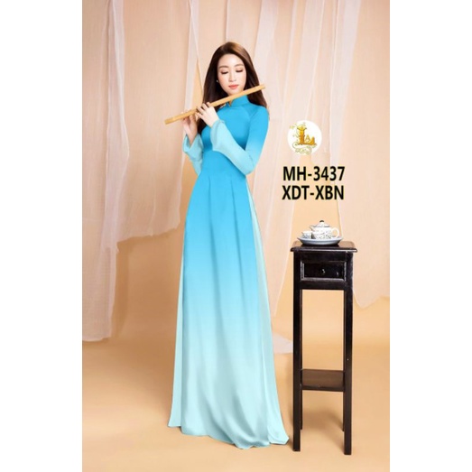 Áo dài loang - sơ mi loang - áo dài ombre siêu đẹp - sỉ giá tốt