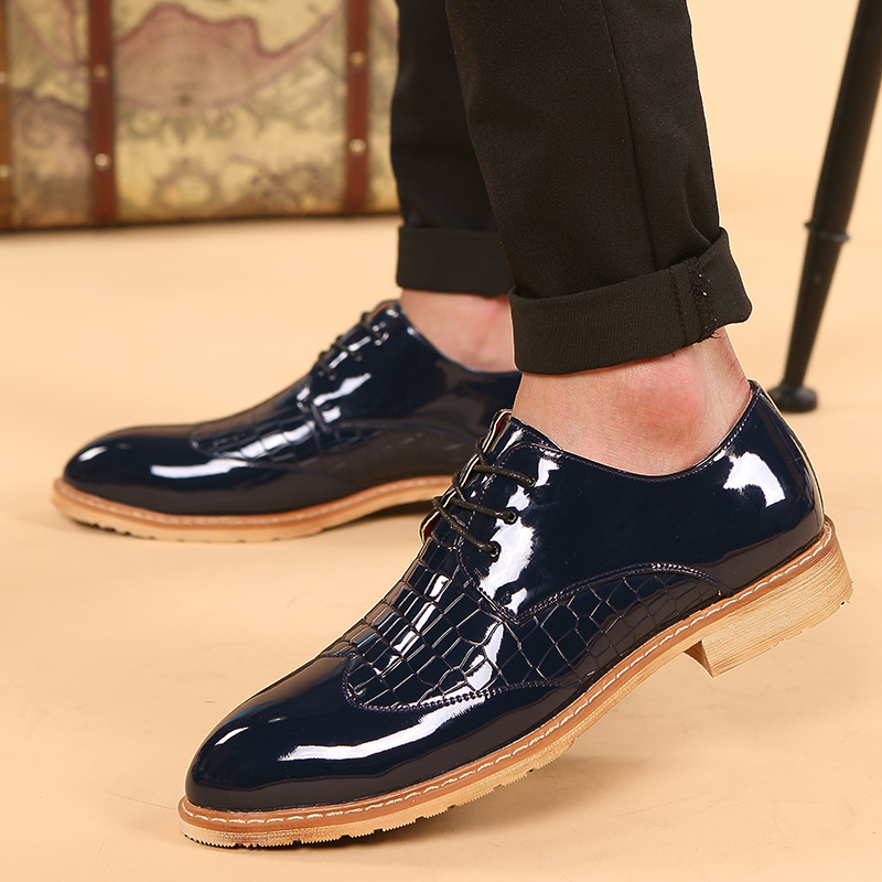 Full leather formal shoes genuine  leather shoes for man business black business shoes wedding  shoes dress  shoes man shoes lace-up shoes