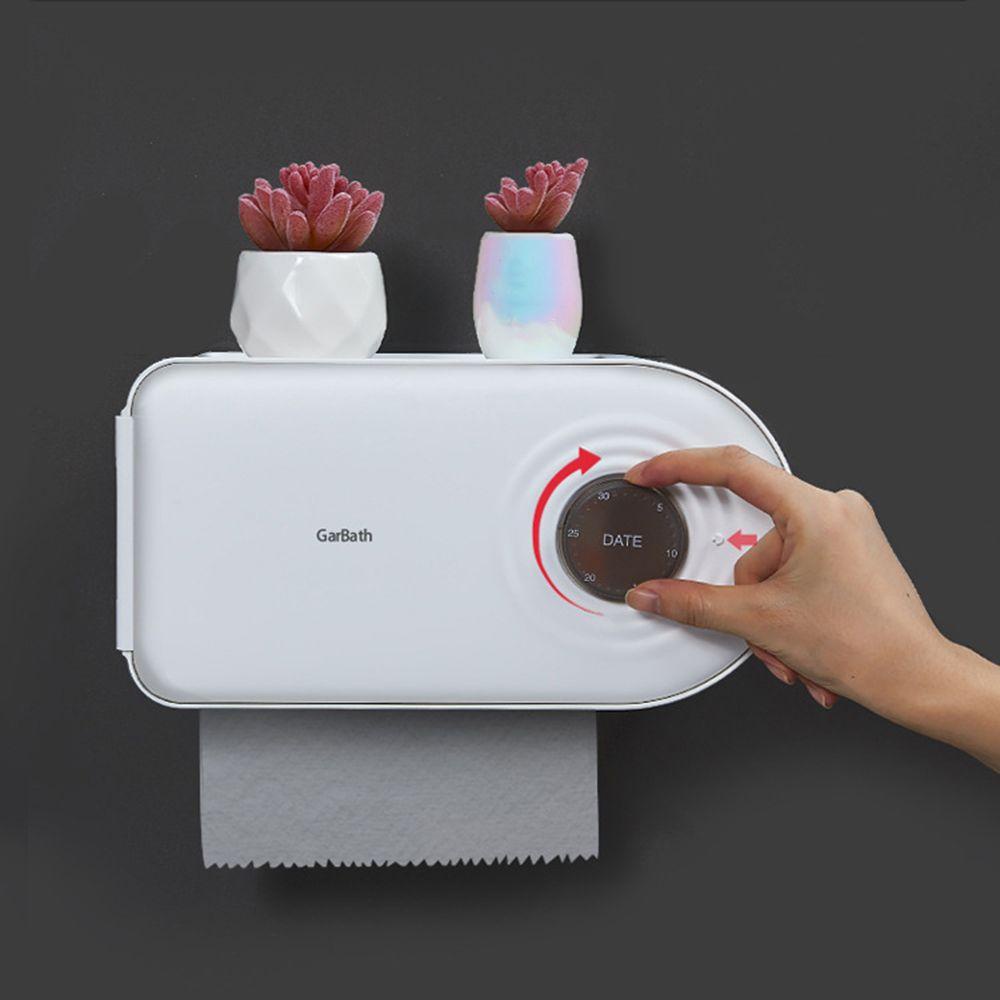 Giá Đỡ Cuộn Giấy Vệ Sinh Gắn Tường Không Cần Đục Lỗ Tiện Dụng Cho Nhà Bếp / Phòng Tắm