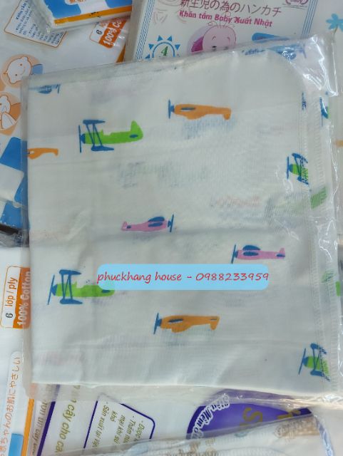 Khăn xô baby xuất Nhật (2 lớp, 4 lớp)