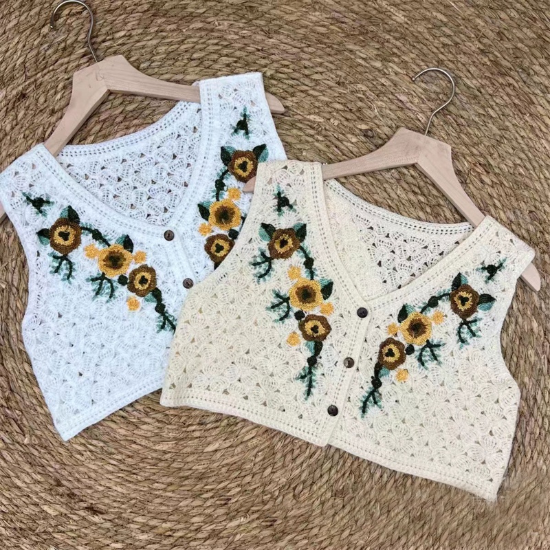 Áo Khoác Cardigan Thêu Hoa Thời Trang Nữ