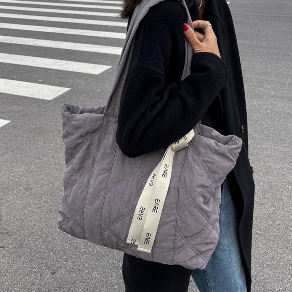 Túi Đeo Vai Cỡ Lớn Chất Liệu Cotton Thời Trang Cho Nữ