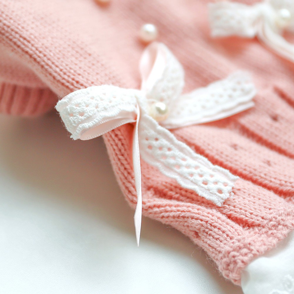 Đầm Dệt Kim Đính Ngọc Trai Giả Dễ Thương Dành Cho Thú Cưng