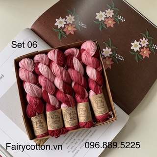Chỉ thêu cottton cuôn 50m
