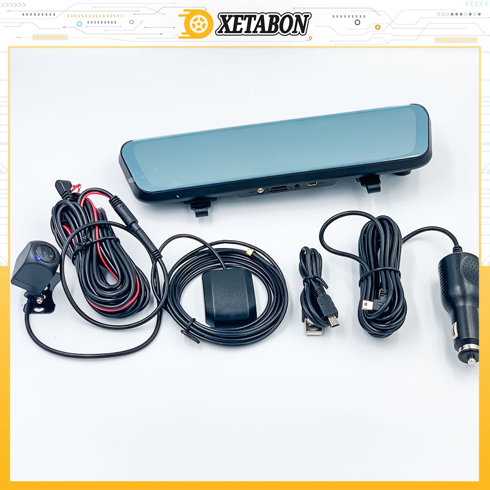 Camera Hành Trình Gương D10  - có bản đồ vietmap s1 - Bảo Hành 12 Tháng