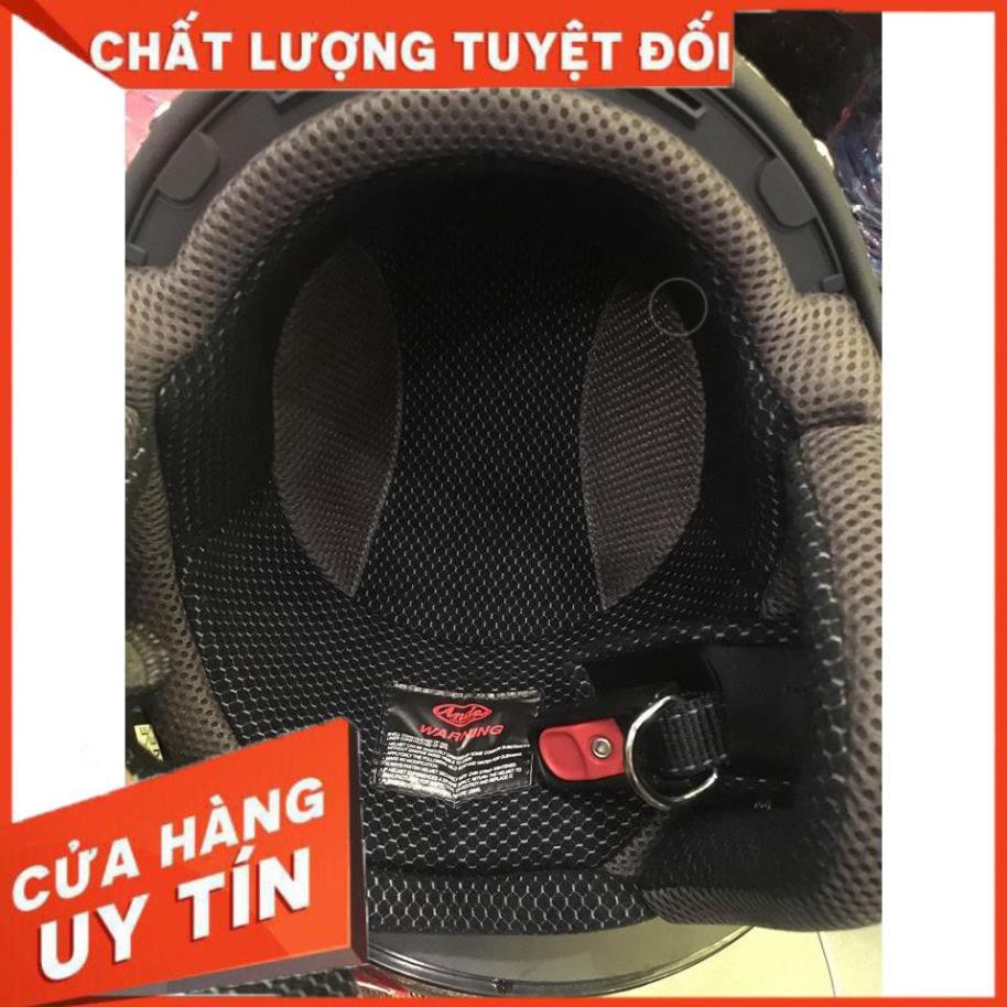 [Hàng Loại A]  Mũ Bảo Hiểm 3/4 Andes 382 viền chỉ CHÍNH HÃNG