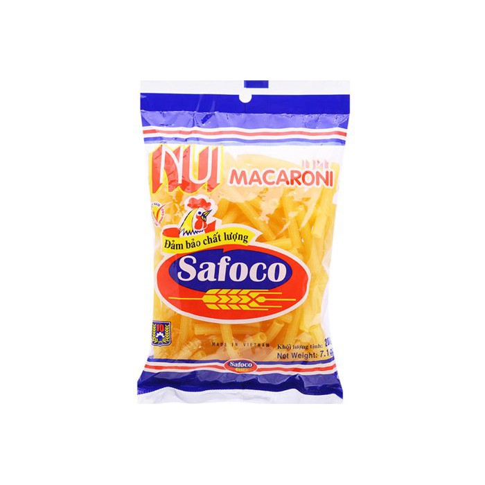 Nui ống safoco 200g