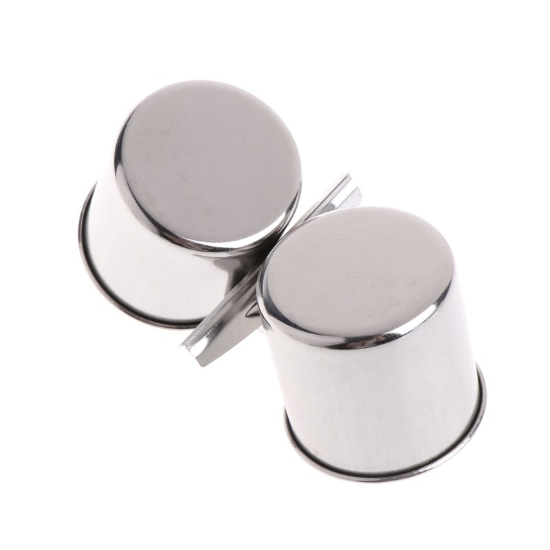 Cốc Đựng Thức Ăn Đồ Uống Cho Vẹt Bằng Thép Không Gỉ Chất Lượng Cao