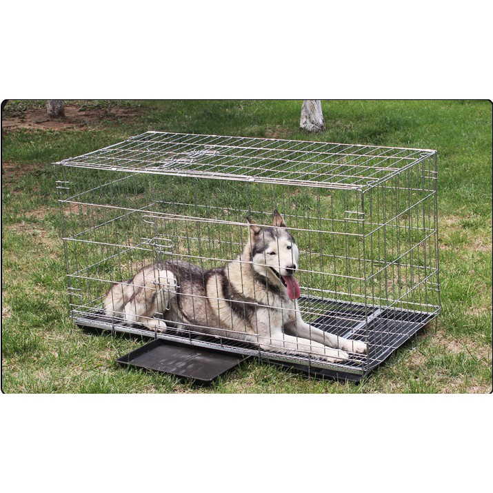 (XẢ KHO) CHUỒNG CHÓ LỚN 1M3X60X70CM GẤP GỌN DÀNH CHO PET LỚN
