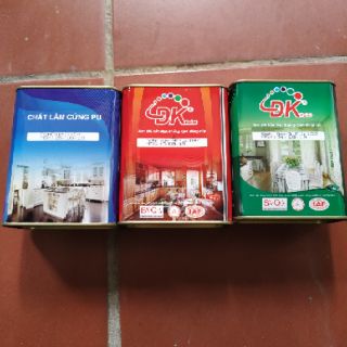 Sơn pu, sơn gỗ đại kiều. Bóng, cứng, lót