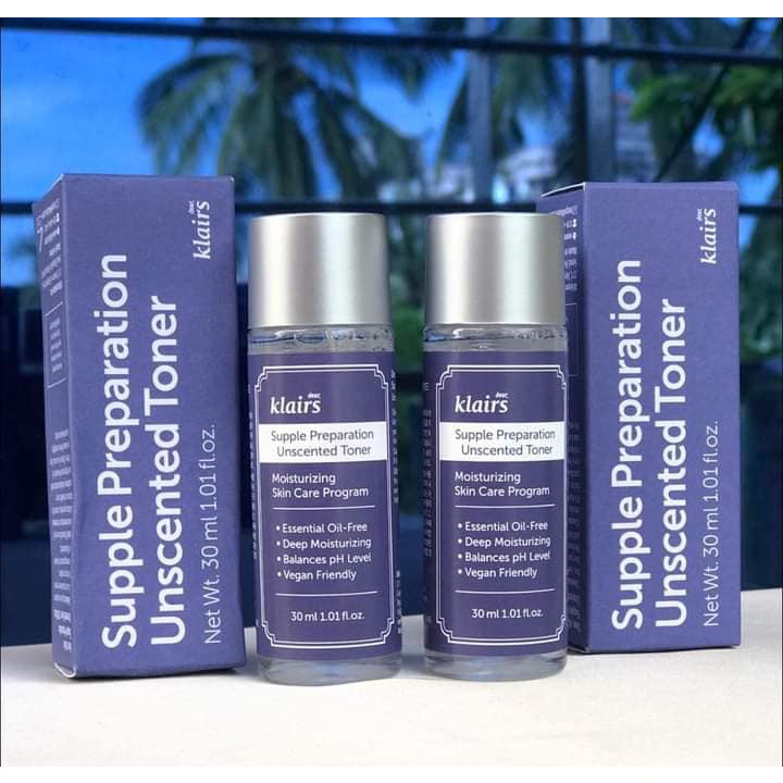 Nước hoa hồng Dear Klairs Supple Preparation Unscented Toner