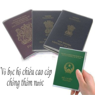 Vỏ bọc hộ chiếu bảo vệ không thấm nước sạch sẽ gọn gàng tiện ích 00244
