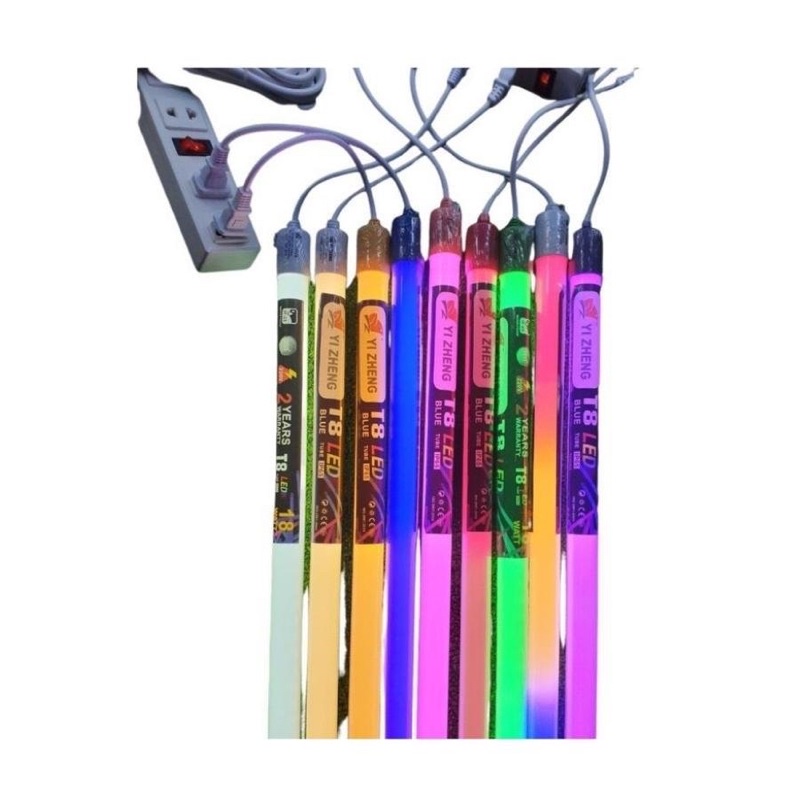 Bóng đèn tuýp led 1m2 nhiều màu trang trí ngoài trời, bóng đèn led t8 trang trí nhiều màu kín nước