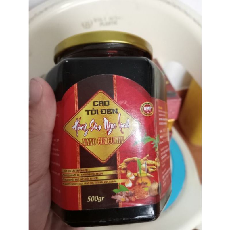 CAO TỎI ĐEN HỒNG SÂM NGỌC LINH NANO CURCUMIN 500g - Tăng khả năng miễn dich, bồi bổ phục hồi sức khỏe