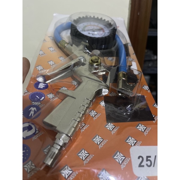 Bơm lốp ô tô xe máy⚡⚡ sử dụng khí nén⚡⚡ có đồng hồ áp