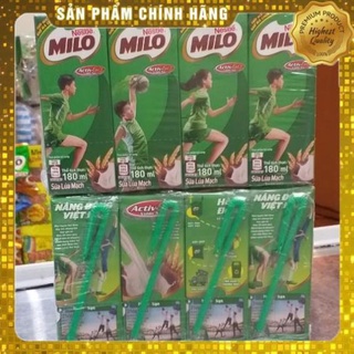 Lốc sữa milo 180ml 4 hộp