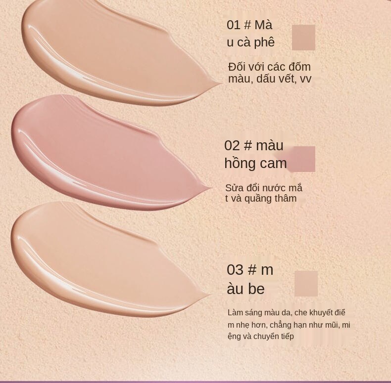 (Hàng Mới Về) Bảng Kem Che Khuyết Điểm Dạng Lỏng Kèm Cọ Tiện Dụng Chất Lượng Cao | BigBuy360 - bigbuy360.vn