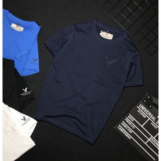 Áo thun nam tay ngắn Hàn Quốc logo đại bàng dập nổi năng động AXK059 ( Nhiều màu )