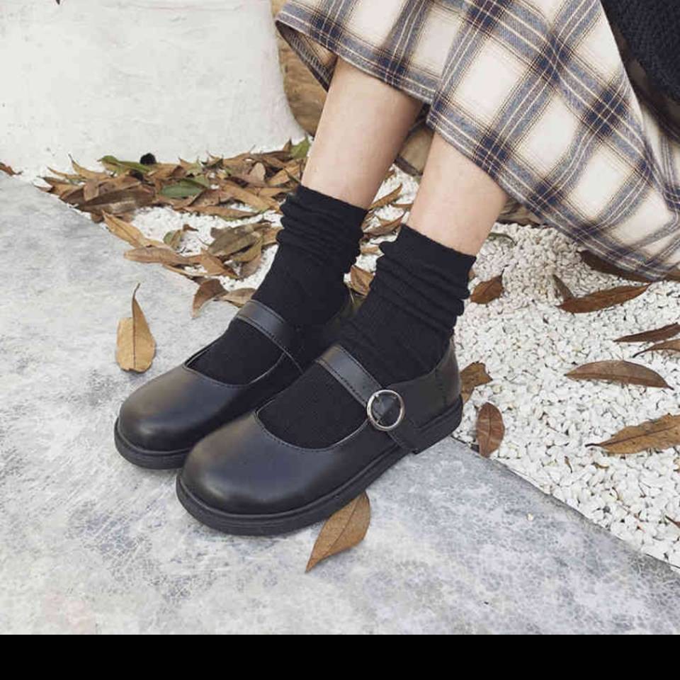 Giày Nữ Mũi Tròn Thời Trang Retro | BigBuy360 - bigbuy360.vn