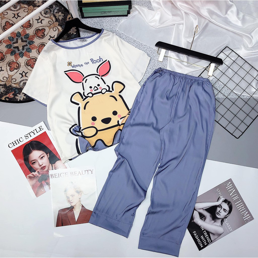 Bộ Lụa DÀI cổ tròn hình siêu xinh ( kèm ảnh thật ) | BigBuy360 - bigbuy360.vn