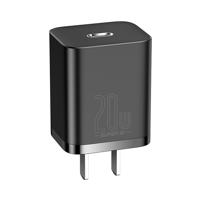 BaseusMall _ Củ sạc nhanh PD 20W BASEUS Super Si 1 cổng Type-C, Quick Charger, chân cắm tiêu chuẩn ( EU/CN )
