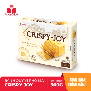 Bánh quy vị phô mai Crispy Joy hộp 180g / 360g