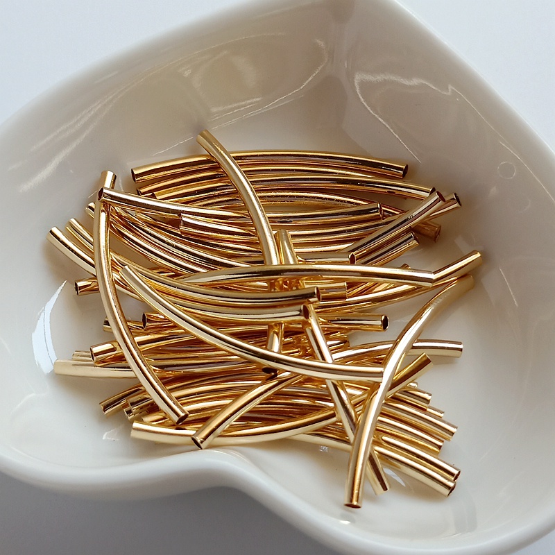 Bộ 10 Khuỷu Tay Mạ Vàng 14K Nhiều Màu Sắc Dùng Làm Đồ Thủ Công DIY