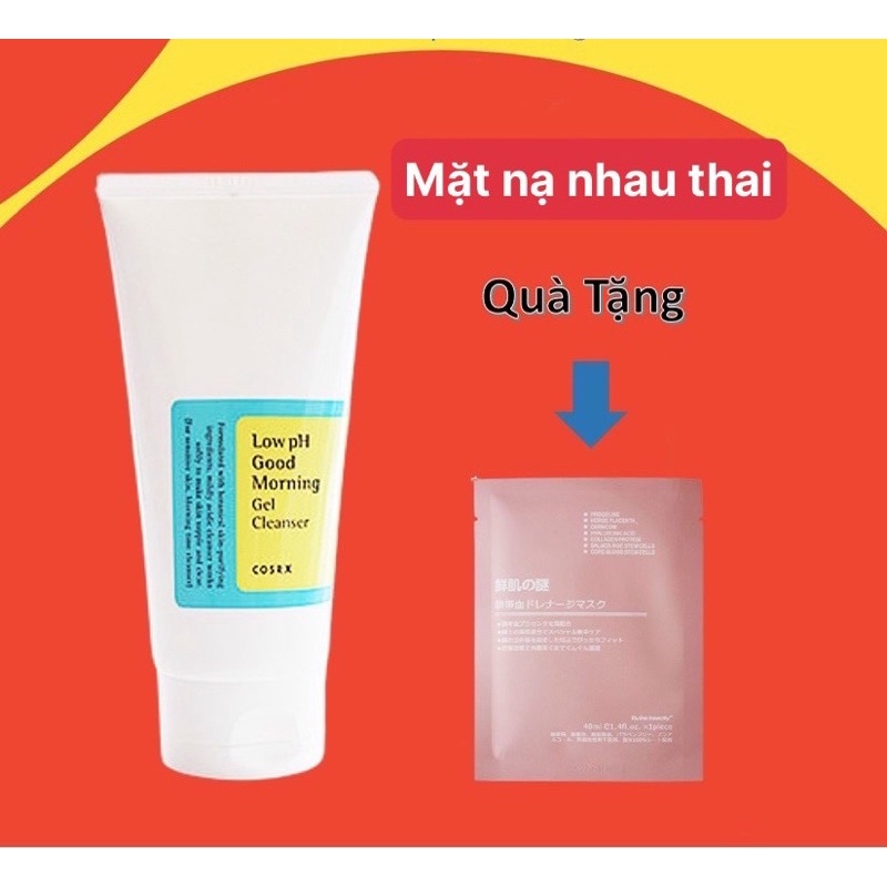 Sữa Rửa Mặt Cosrx Low Ph Good Morning Gel Cleanser 150ml