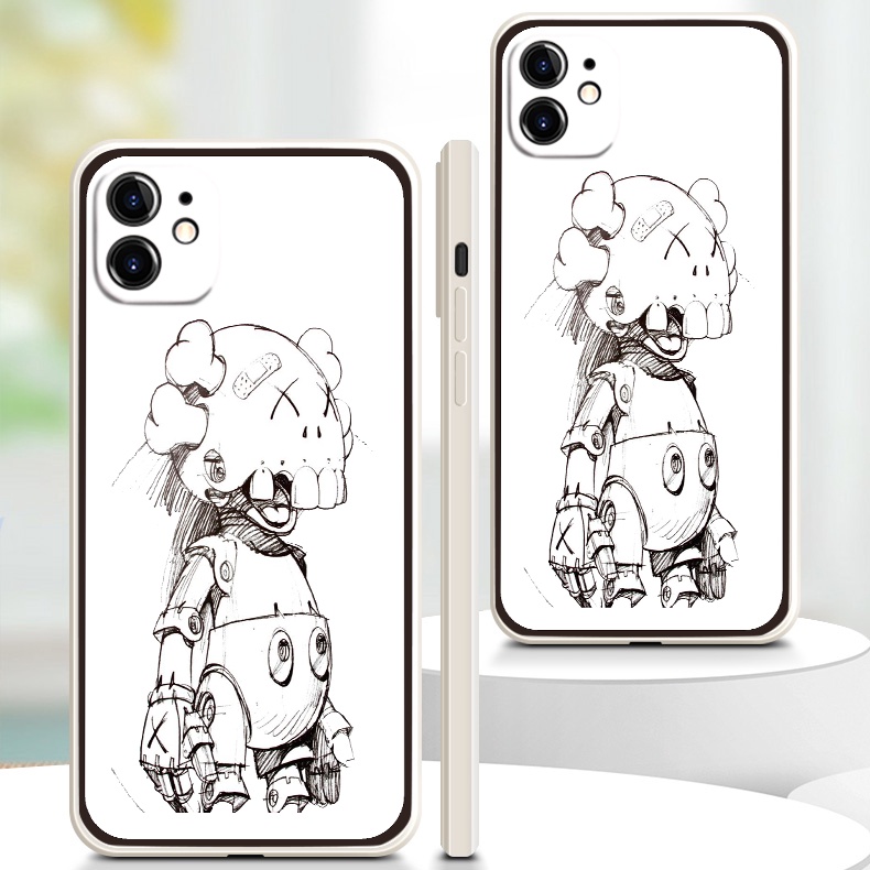 Ốp iphone cạnh vuông BE.aric.k đáng thương cho ip 6/8/7/plus/x/xr/xsmax/12 pro max/11pro max/13 pro max-nt067