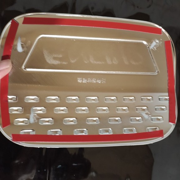 Nắp Xăng Huyndai Kona 2022-2018 Nhựa ABS mạ crom