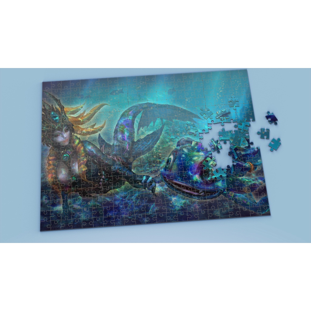 Tranh ghép hình A4, A5 League of Legends, xếp hình NAMI - Mẫu 2