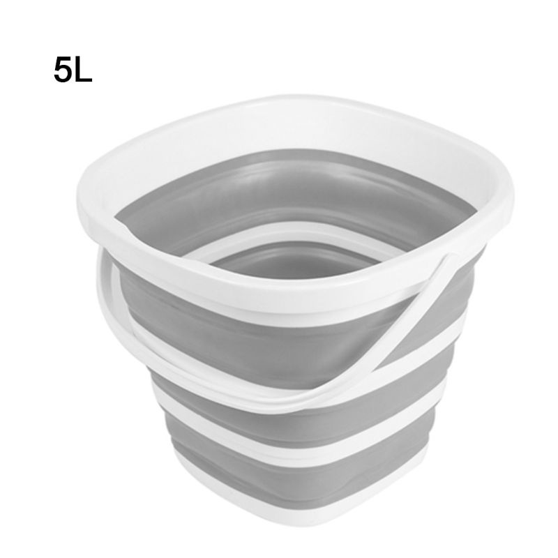 Xô Vuông 3 / 5 / 10 Có Thể Gấp Gọn Dùng Đựng Cá / Rửa Xe