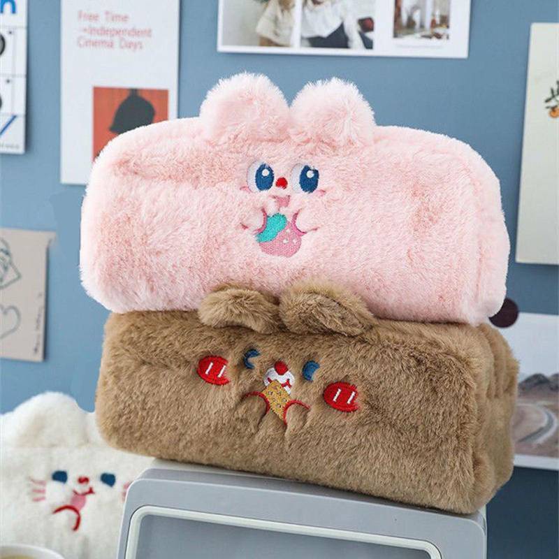 ⭐ iLado ⭐  Hộp đựng bút chì học sinh hộp bút chì Nhật Bản và Hàn Quốc cute túi nilong chủ đề nhân vật túi zip nhỏ hộp vải đựng đồ Hộp đựng hộp bút hologram bút cute bọc zip tiểu an văn phòng phẩm Đa Dụng túi đựng đồ dùng cá nhân hình