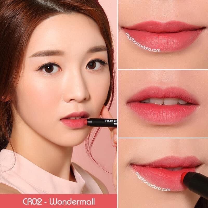 Son chính hãng sinh viên giá rẻ Bút Chì A’pieu Color Lip Pencil