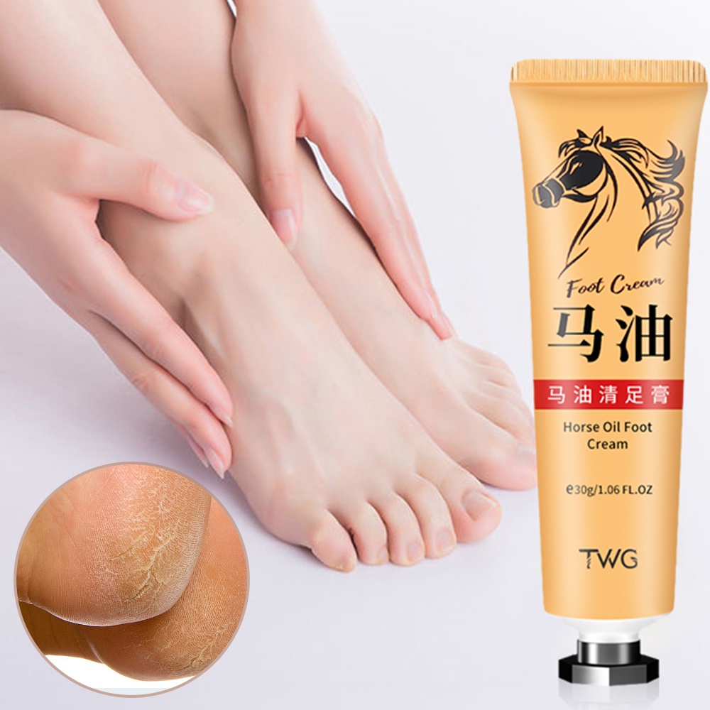 1 Mặt Nạ Chân Tẩy Tế Bào Chết Chiết Xuất Dầu Ngựa Tự Nhiên Dưỡng Ẩm Chống Nứt Nẻ Gót Chân