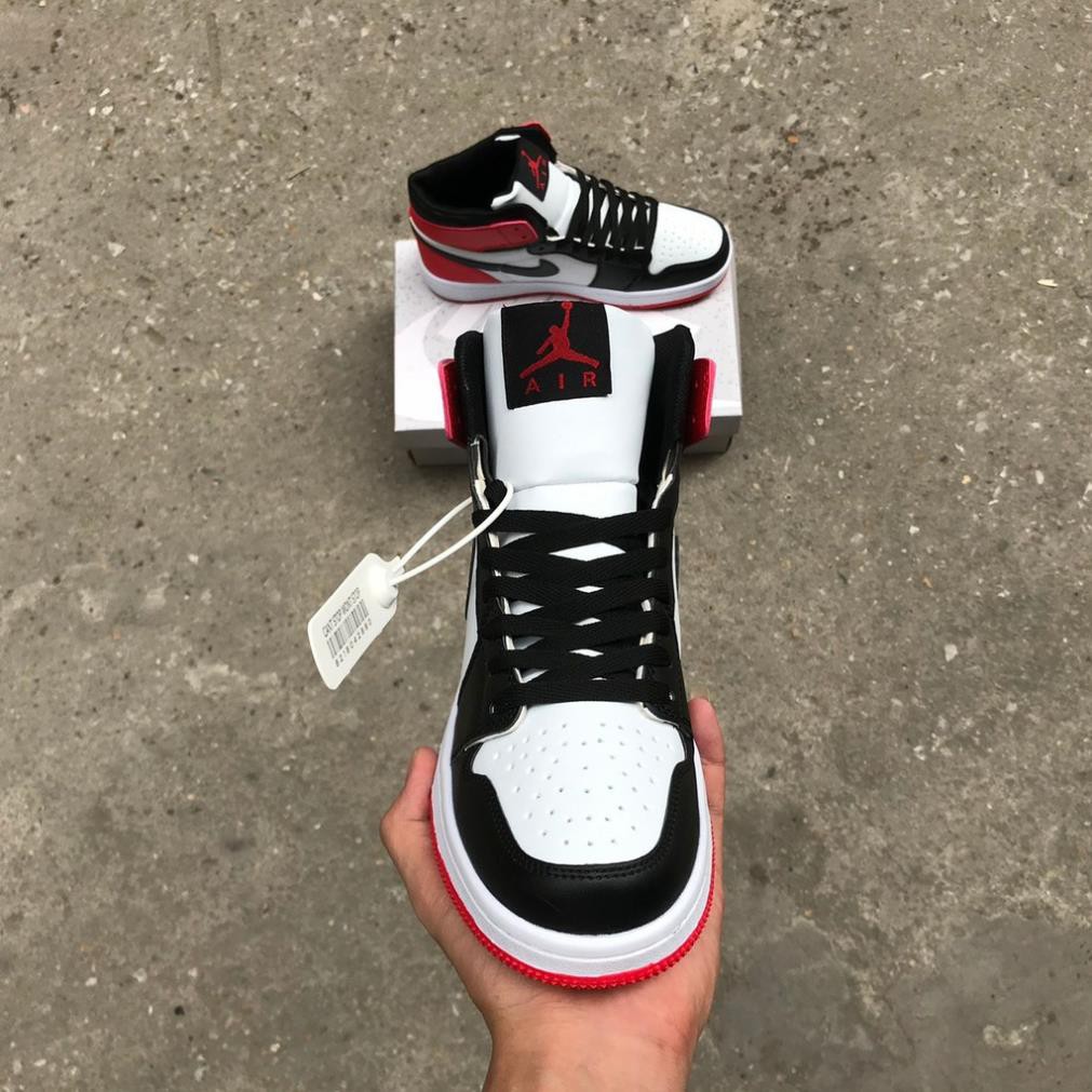 Giày Jordan 1 retro high og bred toe, Giày JD1 cao cổ đen đỏ nam nữ hàng chuẩn full box bill | WebRaoVat - webraovat.net.vn