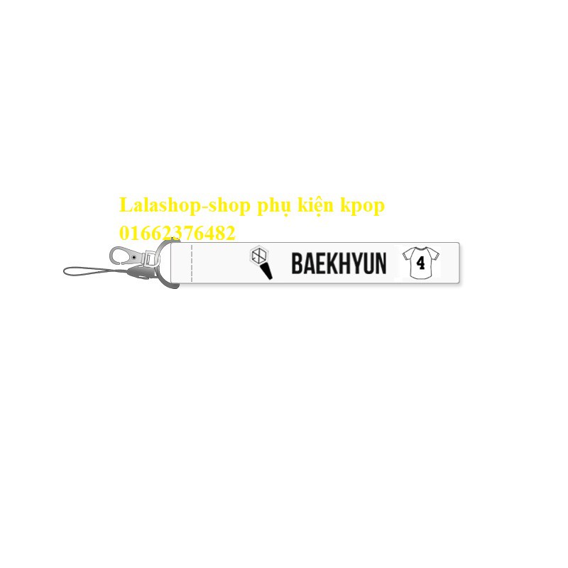 Xả lỗ - Móc khóa nametag EXO Lightstick