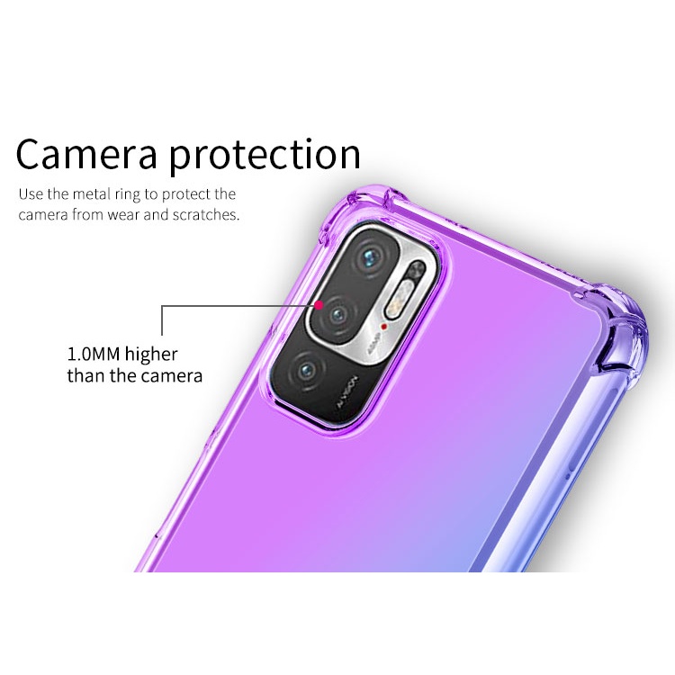 Ốp lưng dẻo đa sắc Redmi Note 10 5G / Poco M3 Pro 5G lồi 4 góc chống sốc thời trang cao cấp