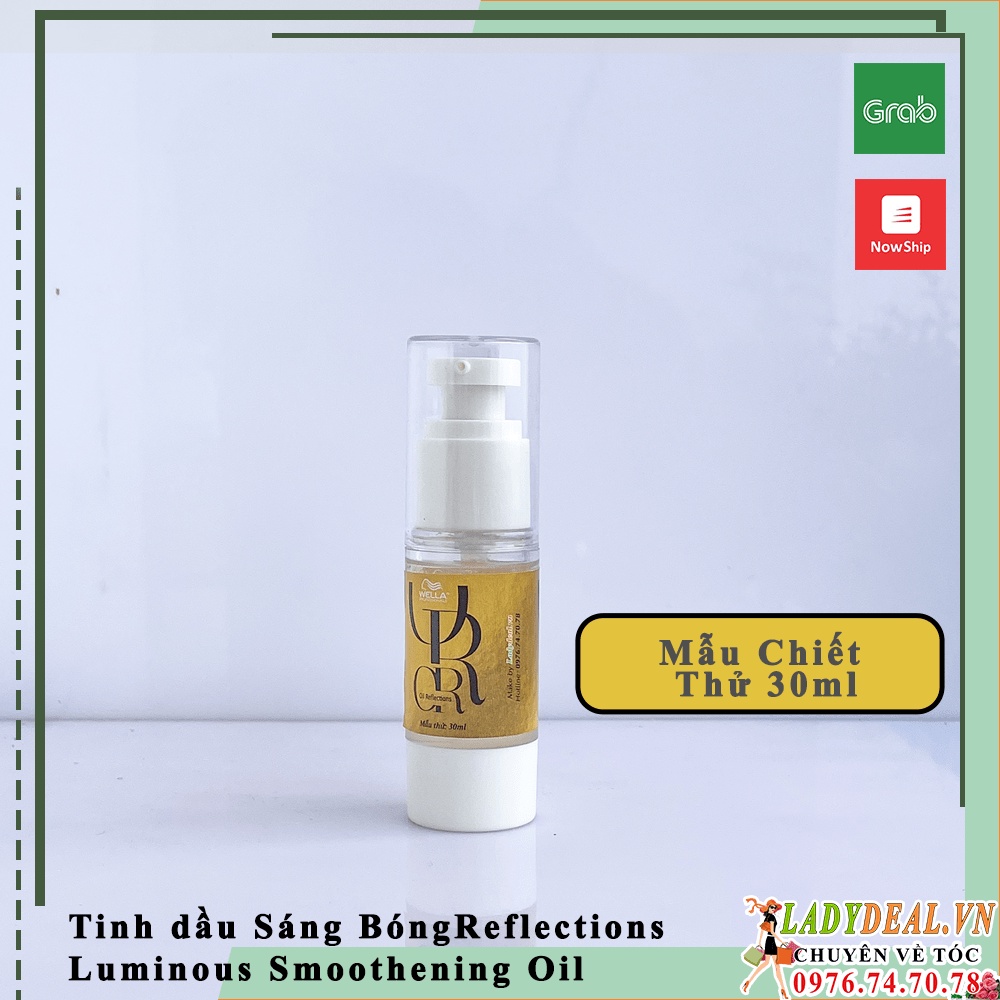 Wella - Tinh Dầu Wella Oil Giúp Tóc Mềm Mượt, Sáng Bóng, Cho Mọi Loại Tóc Reflections Luminous Smoothening Oil 100ml