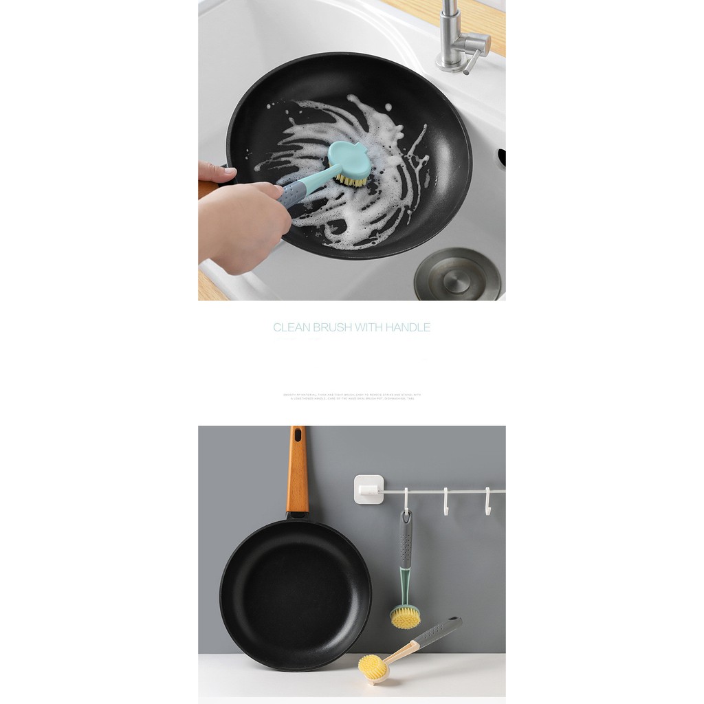 Cọ Vệ Sinh Nhà Bếp Có Tay Cầm Dài Tiện Dụng