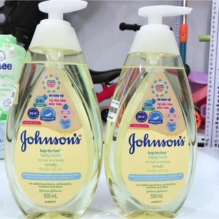 Sữa tắm gội toàn thân johnsons baby top-to-toe 500ml