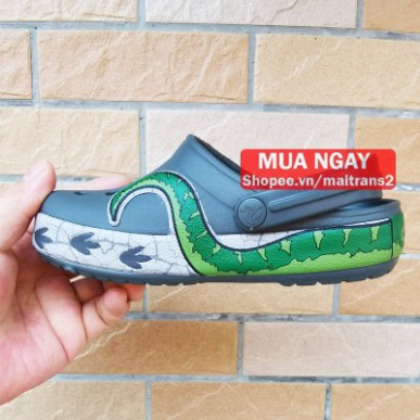 Dép cross cho bé trai và bé gái hoạ tiết croos thỏ hồng bunny, gấu brow, khung long