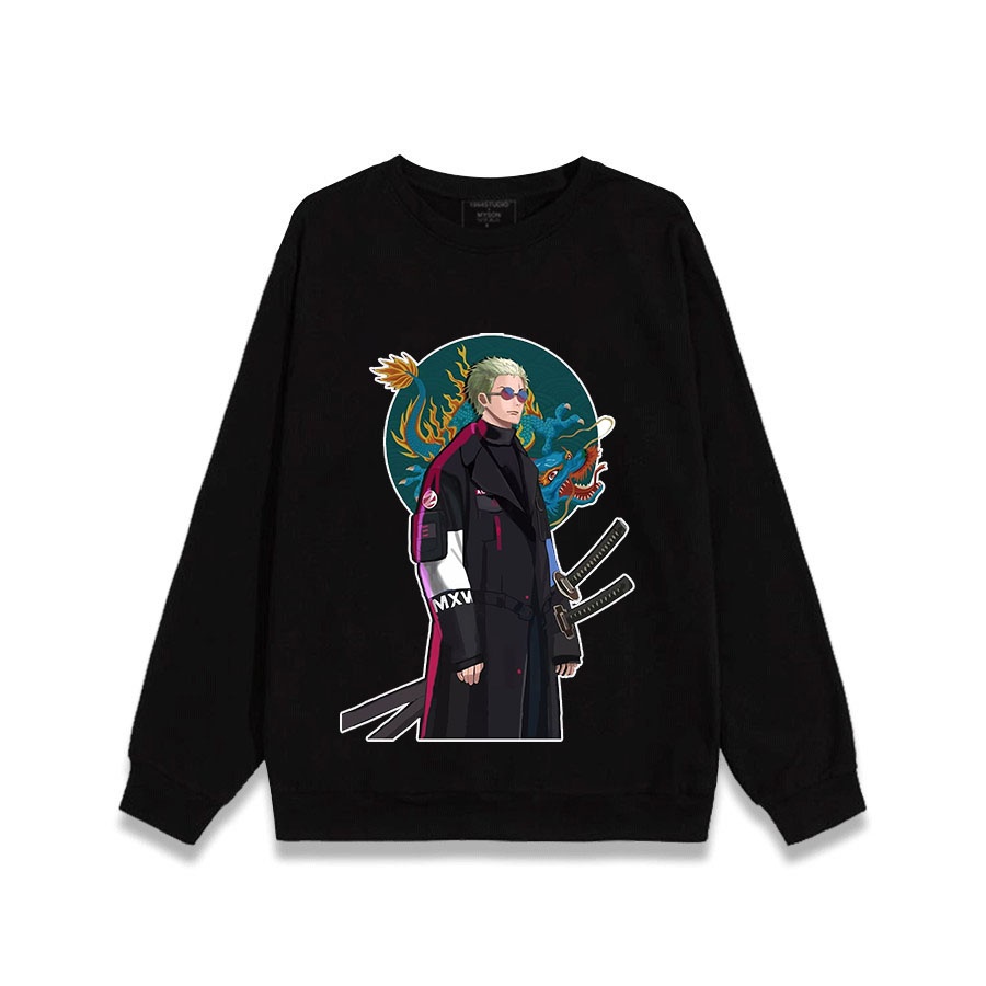 🔥Áo Naruto🔥BST mẫu áo Sweater in hình Anime Naruto Itachi - One Piece - TOkyo Revenger - Neon Genesis siêu chất