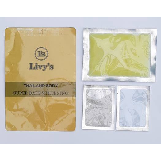 Tắm Ủ Trắng Body Livy's Vàng Siêu Trắng Mịn