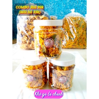 KHÔ GÀ LÁ CHANH Hũ 200gram